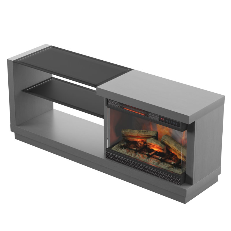 Orren Ellis Ladores TV Stand for TVs up to 65" with Electric Fireplace